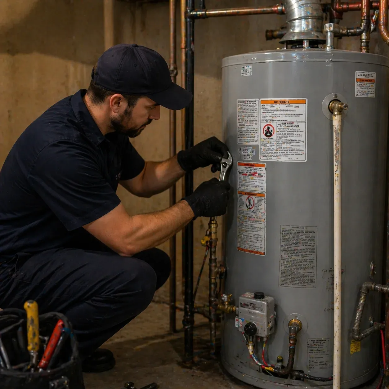 water heater repair process in Gatineau