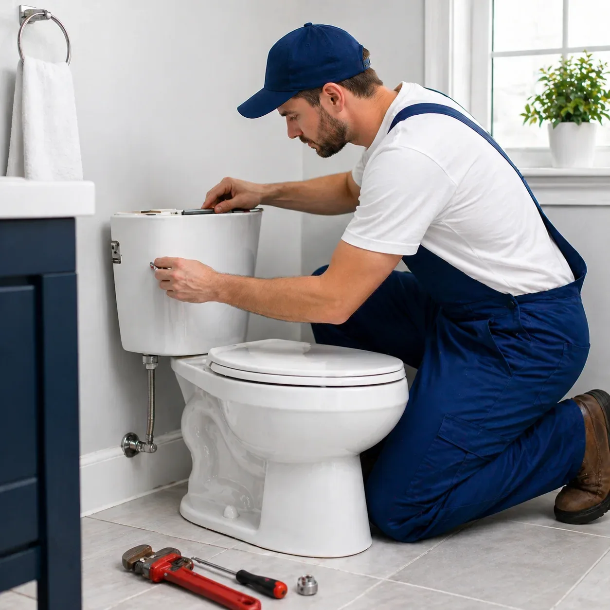 toilet repair and installation service in Gatineau